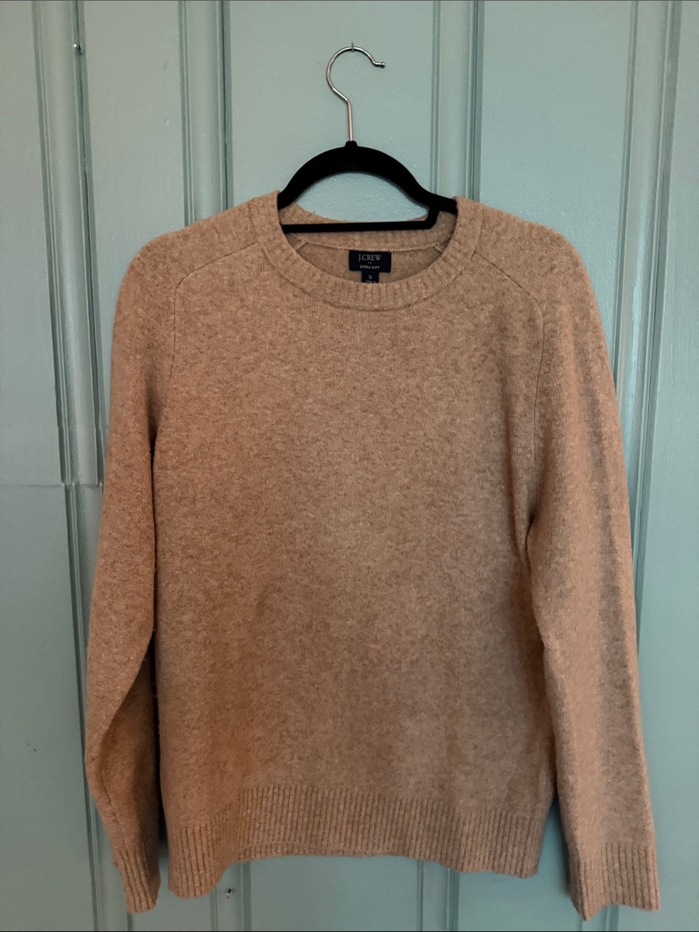 J. Crew Men’s Camel Crewneck Sweater